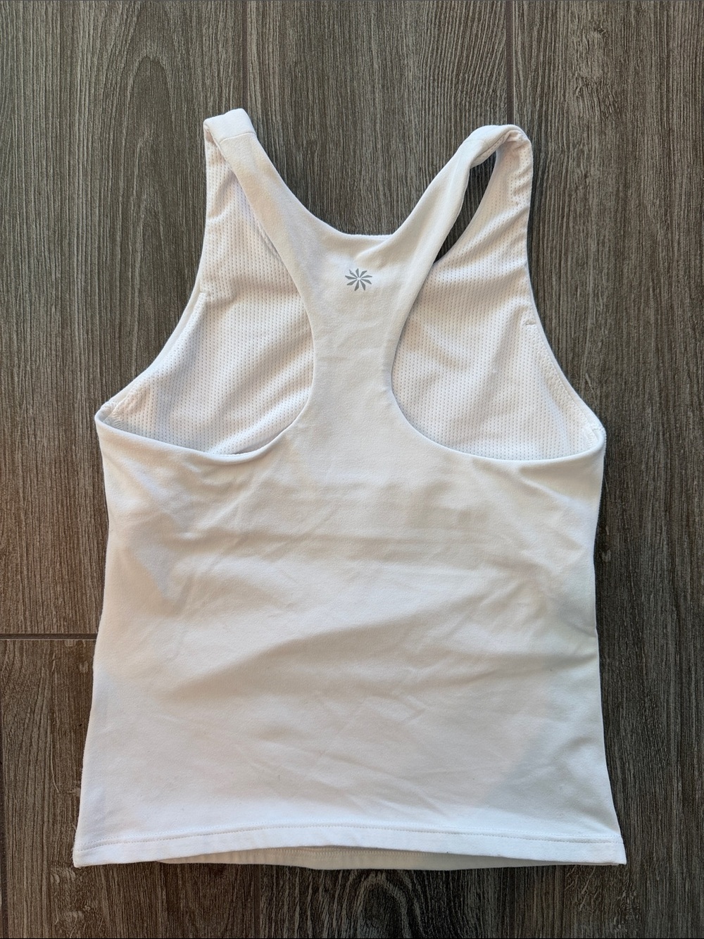 Athleta Girl White Racerback Tank Top